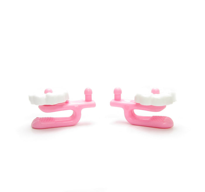Charmkins Petal Earrings with white flowers