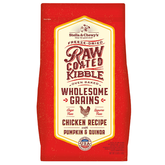 Chicken with Pumpkin & Quinoa Raw Coated Kibble Wholesome Grains