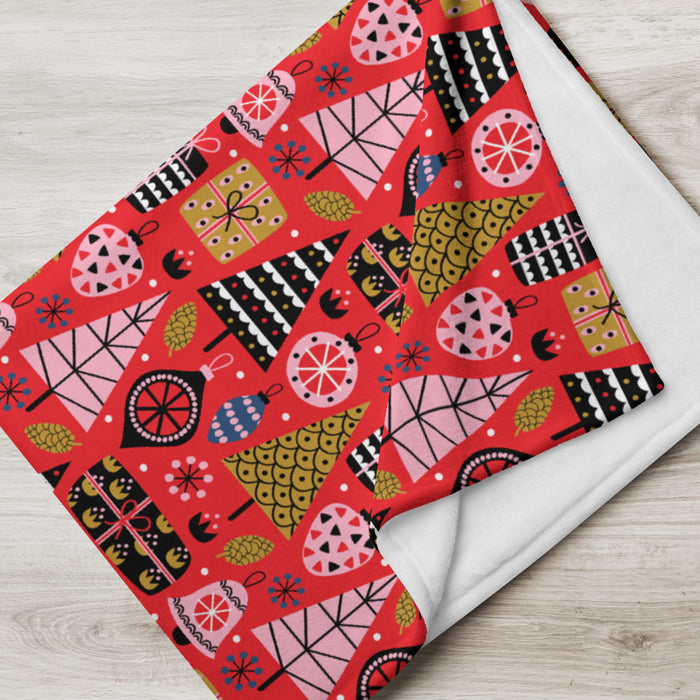 Christmas Time Throw Blanket 50″ × 60″