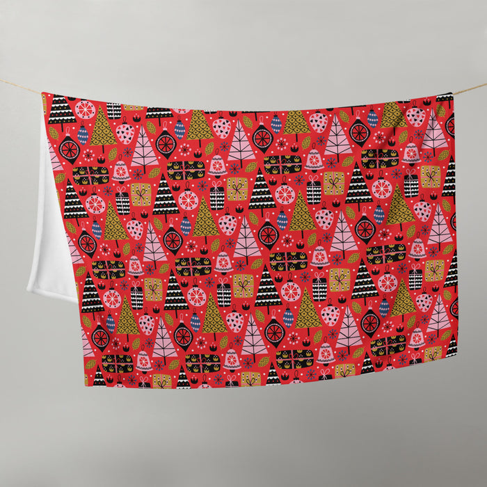 Christmas Time Throw Blanket 50″ × 60″