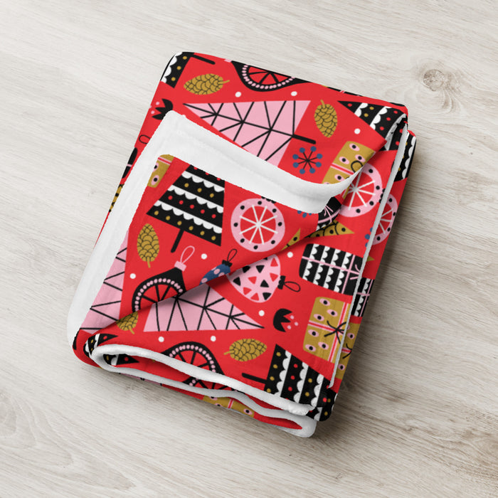 Christmas Time Throw Blanket 50″ × 60″