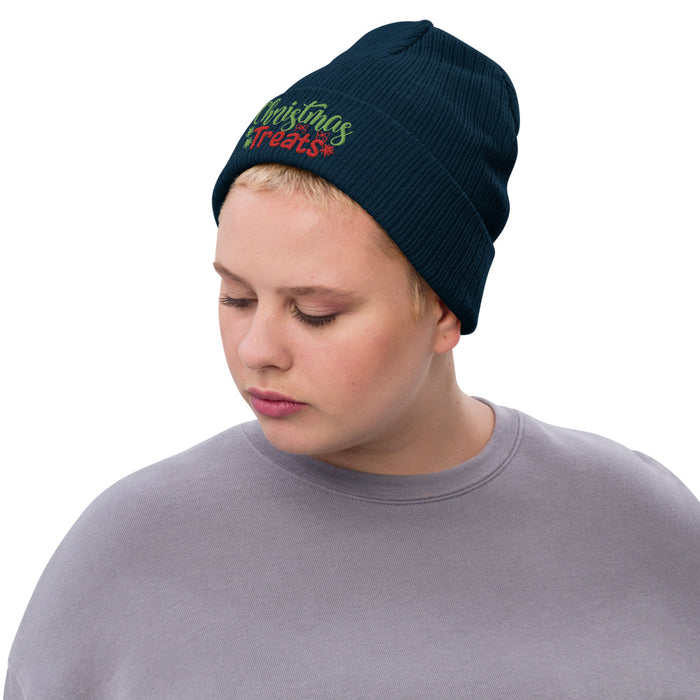 Christmas Treats Recycled Cuffed Beanie