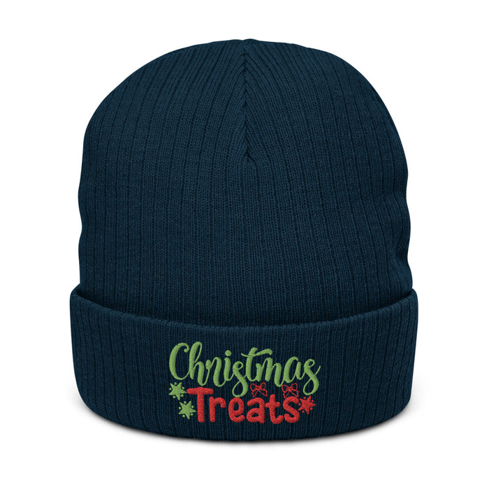 Christmas Treats Recycled Cuffed Beanie