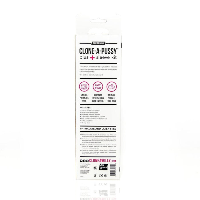 Clone A Pussy + Sleeve Kit Hot Pink - Sextoys for Couples Intimates Adult Boutique