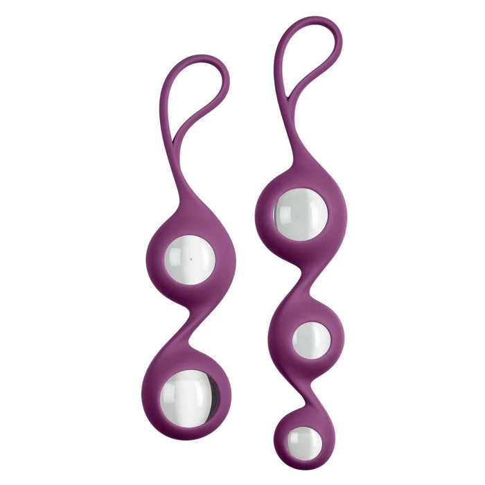 Cloud 9 Health & Wellness Borosilicate Kegel Training Set - Plum Intimates Adult Boutique