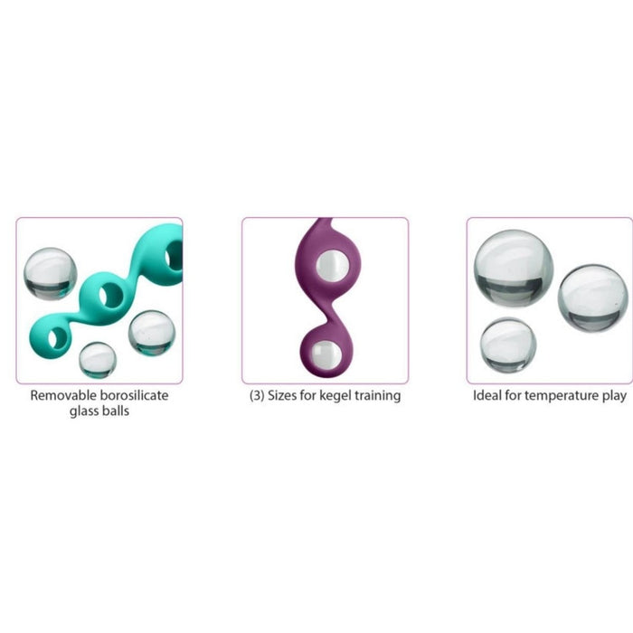 Cloud 9 Health & Wellness Borosilicate Kegel Training Set for Women  Intimates Adult Boutique