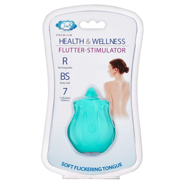 Cloud 9 Health & Wellness Oral Tongue Stimulator Teal  Intimates Adult Boutique
