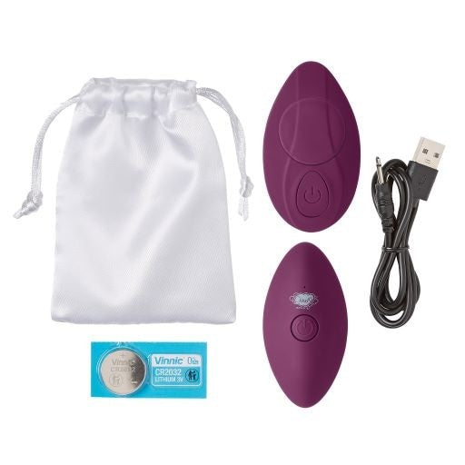 Cloud 9 Panty Pleasures Magnetic Panty Vibe Plum Intimates Adult Boutique