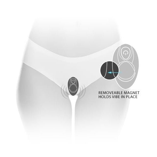 Cloud 9 Panty Pleasures Magnetic Panty Vibe in Teal  Intimates Adult Boutique