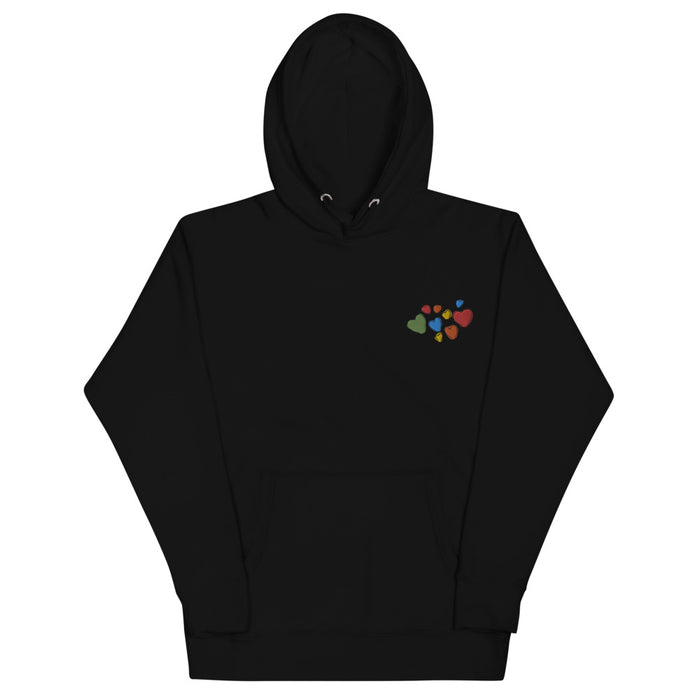 Colorful Hearts Women's Hoodie
