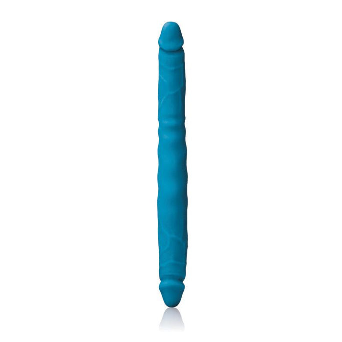 Colours Double Dong Pleasures Dildo in Blue Intimates Adult Boutique