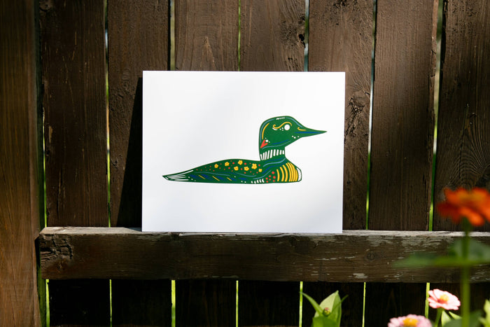 Common Single Loon Print Wall Art Nordic