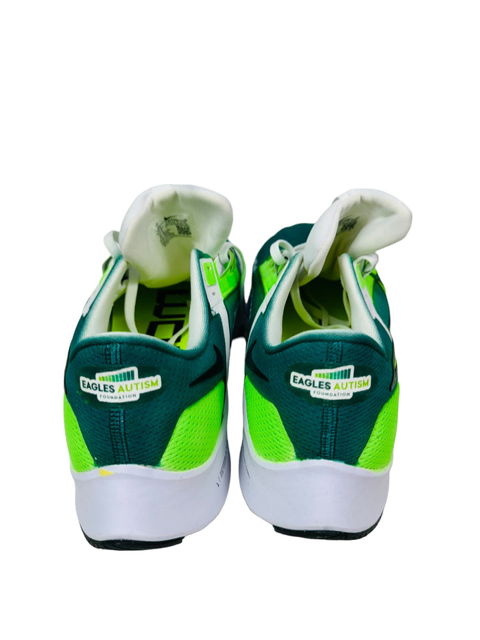 CONNOR BARWIN PHILADELPHIA EAGLES NIKE TEAM ISSUED AUTISM FOUNDATION SNEAKER SET 15