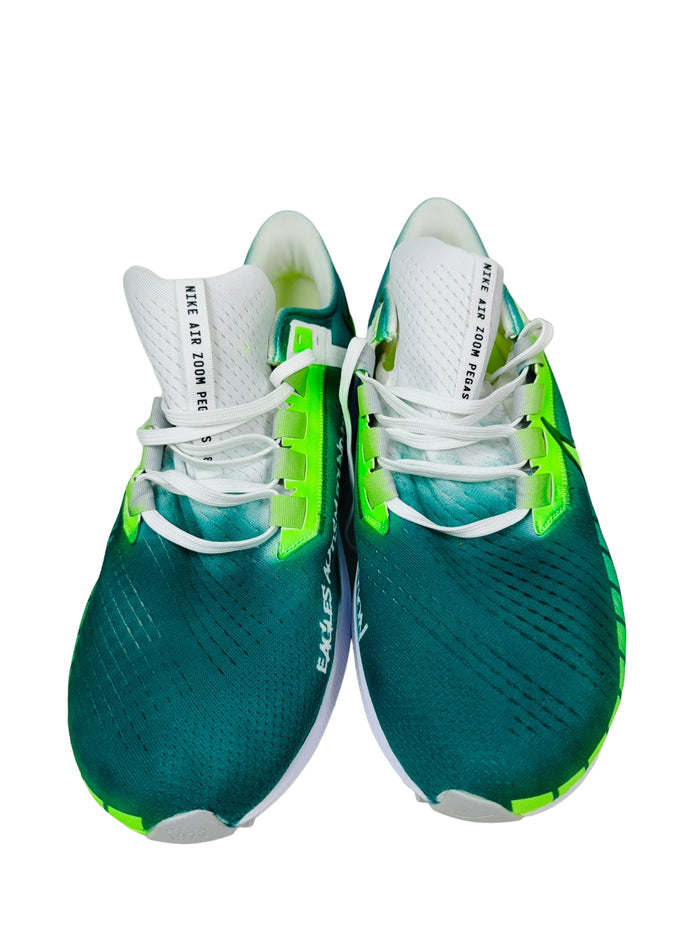 CONNOR BARWIN PHILADELPHIA EAGLES NIKE TEAM ISSUED AUTISM FOUNDATION SNEAKER SET 15