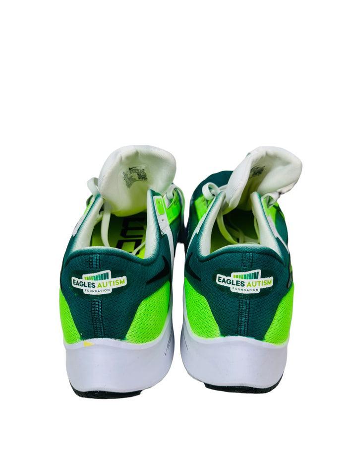 CONNOR BARWIN PHILADELPHIA EAGLES NIKE TEAM ISSUED AUTISM FOUNDATION SNEAKER SET 15