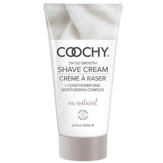 Coochy Shave Cream Au Natural 3.4 Oz | Bath & Body Intimates Adult Boutique