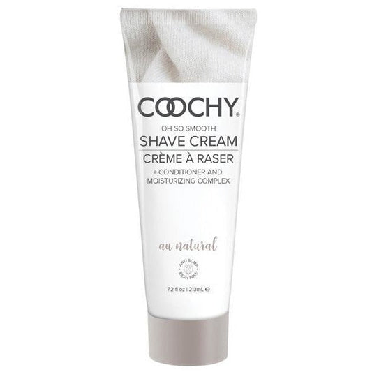 Coochy Shave Cream Au Natural 7.2 Oz - Bath & Body Products Intimates Adult Boutique