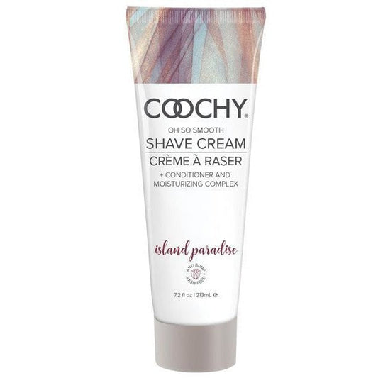 Coochy Shave Cream Island Paradise 7.2 Oz - Bath & Body Essentials Intimates Adult Boutique