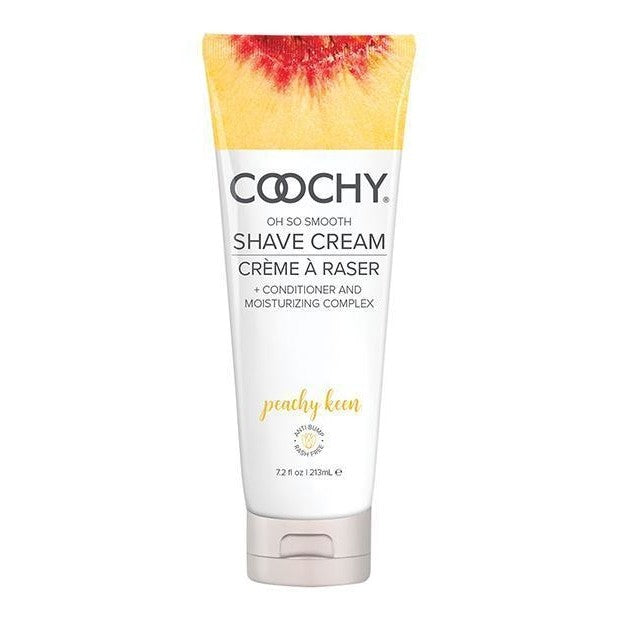 Peachy Keen Coochy Shave Cream 7.2oz - Bath & Body Intimates Adult Boutique