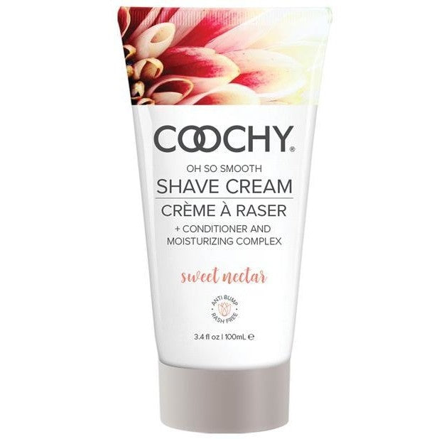 Coochy Shave Cream Sweet Nectar 3.4 Oz - Bath & Body Product Intimates Adult Boutique