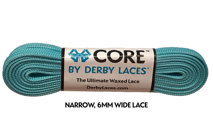 Core Derby Laces - Aqua Spray Teal