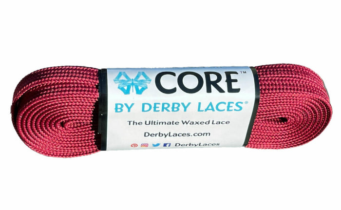 Core Derby Laces - Cardinal Red