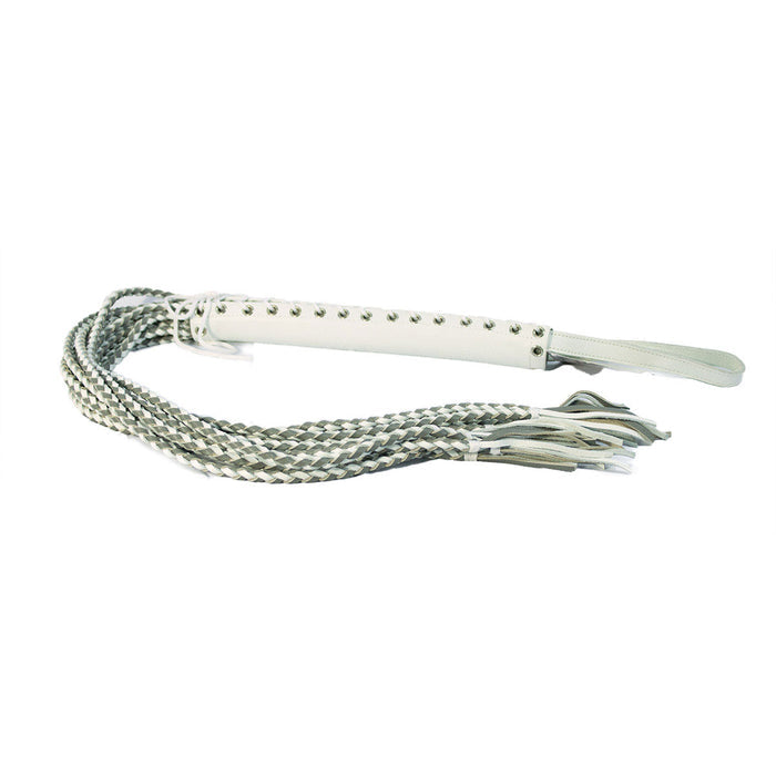Corset Flogger  - White-Grey Intimates Adult Boutique