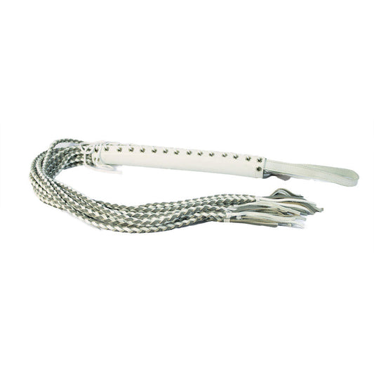 Corset Flogger  - White-Grey Intimates Adult Boutique
