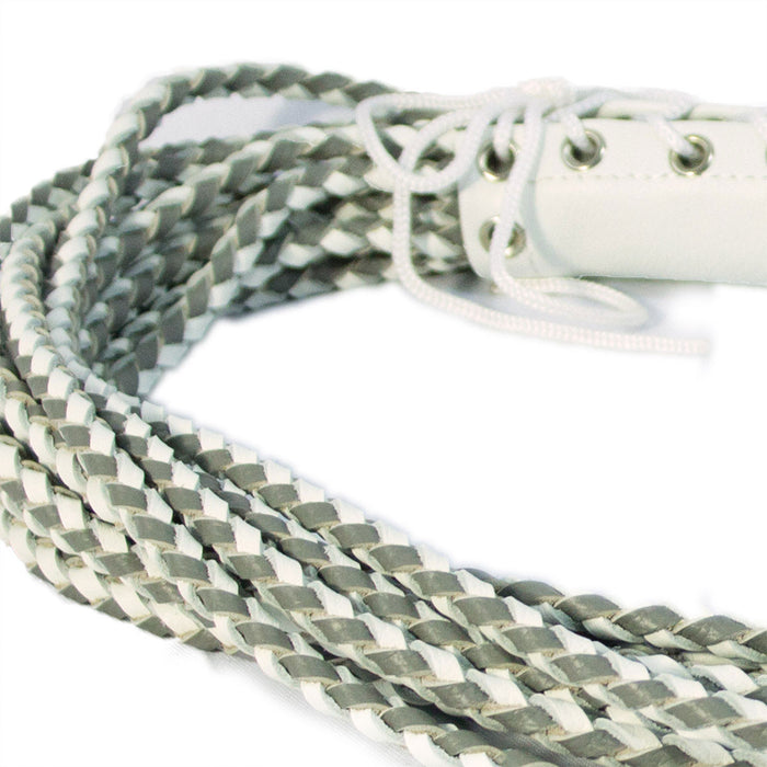 Corset Flogger  - White-Grey Intimates Adult Boutique
