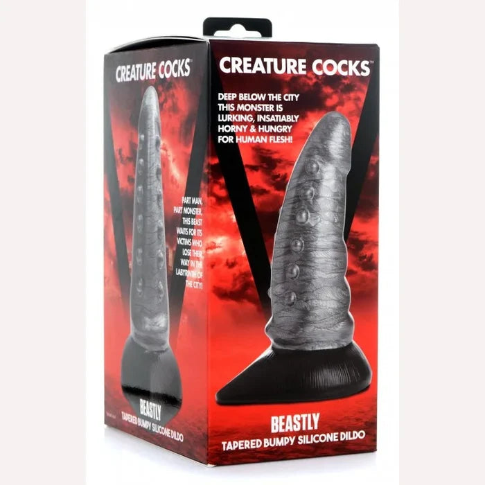 Creature Cocks Beastly Tapered Bumpy Silicone Dildo Intimates Adult Boutique