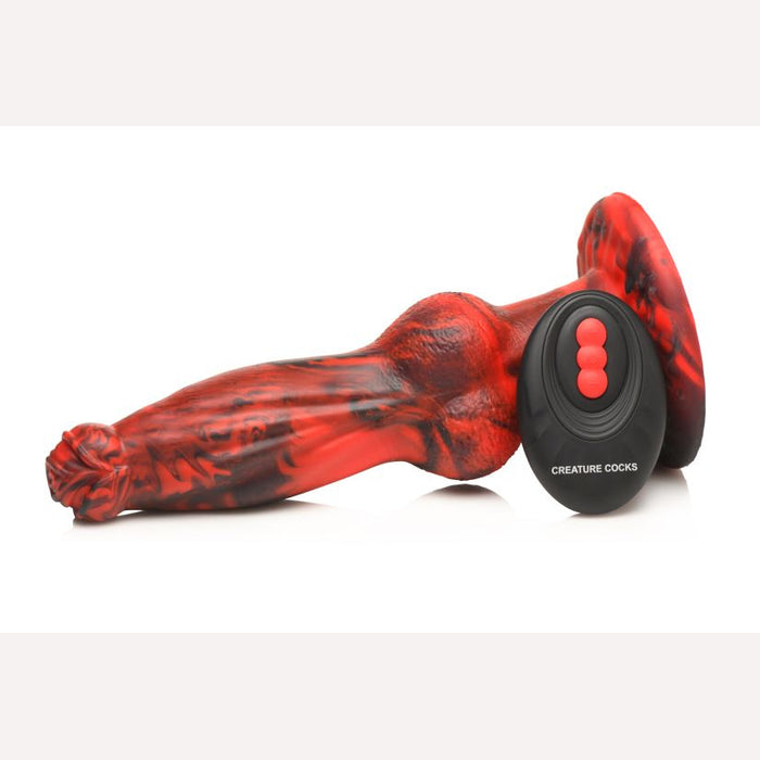 Silicone Dildo Creature Cocks Hell Wolf Thrusting & Vibrating Intimates Adult Boutique
