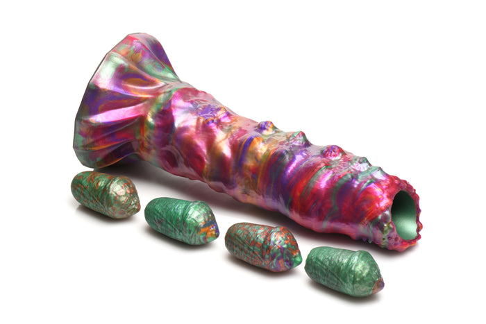 Creature Cocks Silicone Ovipositor Dildo W/ Eggs  Intimates Adult Boutique
