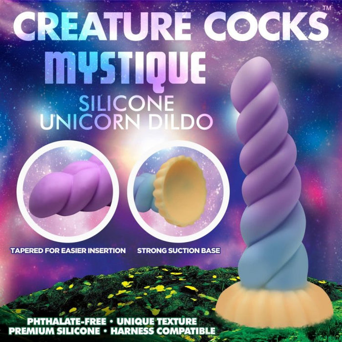 Creature Cocks Mystique Unicorn Silicone Dildo  Intimates Adult Boutique