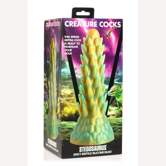 Stegosaurus Spiky Reptile Dildo: Explore the Creature Cocks  Intimates Adult Boutique