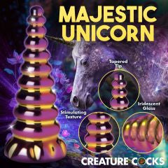 Creature Cocks Twilight Rainbow Glass Dildo in Dildos Category Intimates Adult Boutique