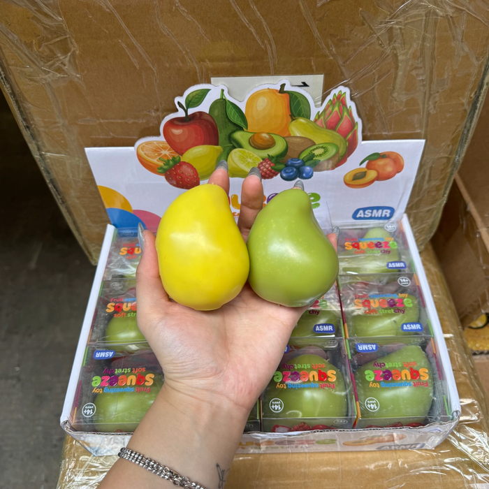Crunchy Color Changing Mango Squish Toy