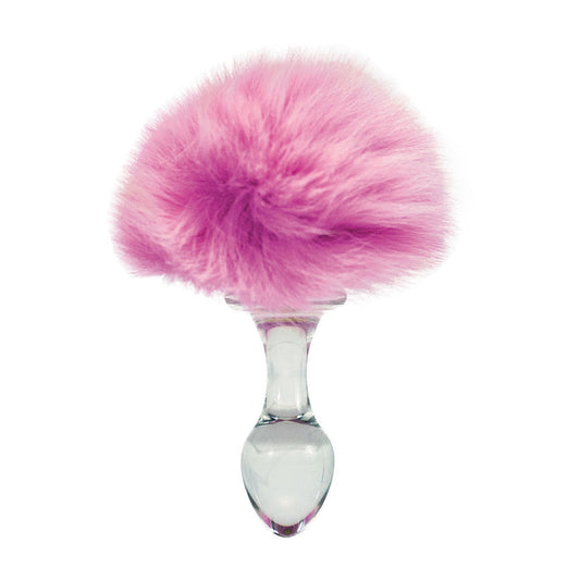 Crystal Delights Magnetic Bunny Tail - Pink | Anal Toys Intimates Adult Boutique