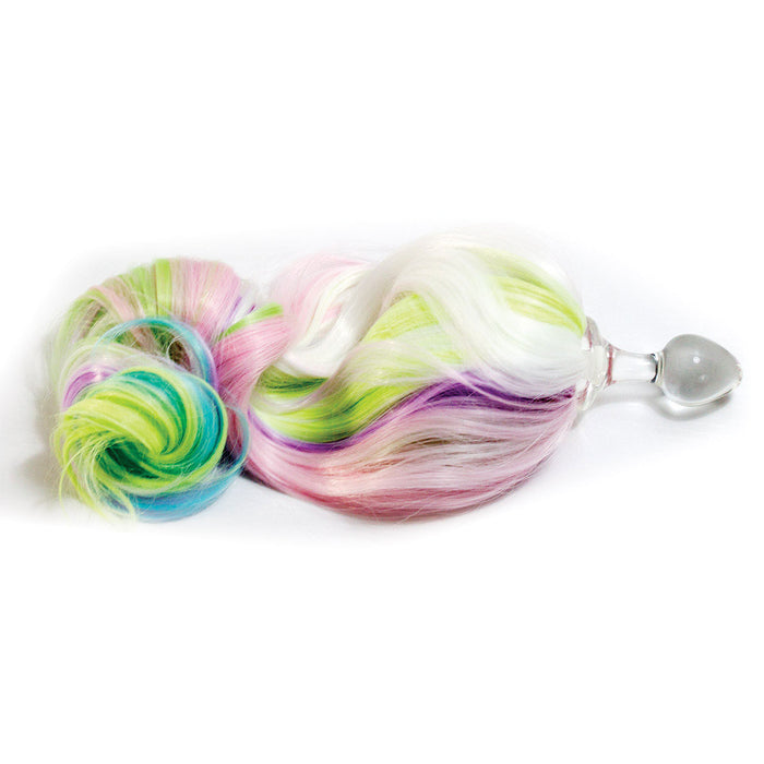 Crystal Delights My Lil Pony Tail - Rainbow  Intimates Adult Boutique