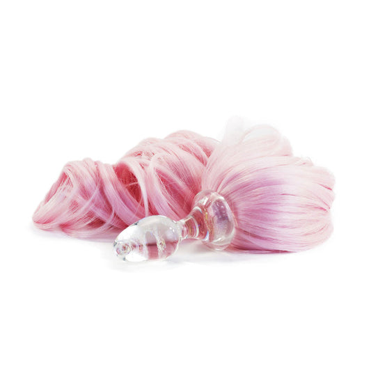 Crystal Delights My Lil Pony Tail - Solid - Pink | Anal Toys Intimates Adult Boutique