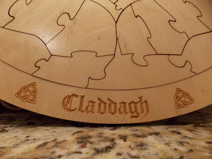 Custom Claddagh Wedding Guest Book Puzzle