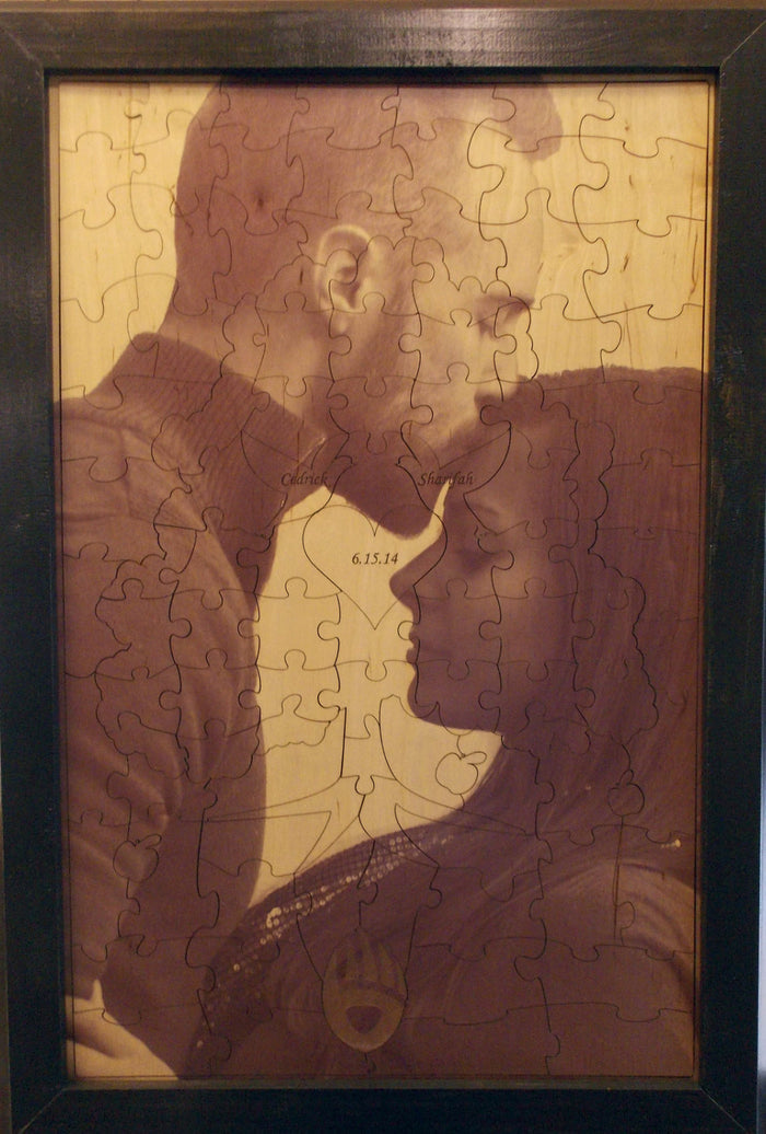 Custom Photo Together Forever Tree Puzzle