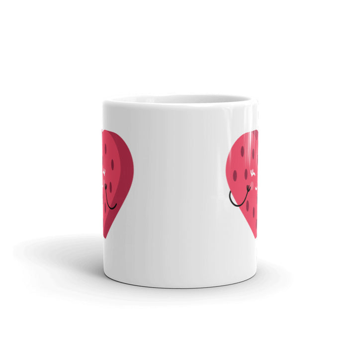 Cute Blushing Watermelon Heart Mug - Bloom Seventy Seven