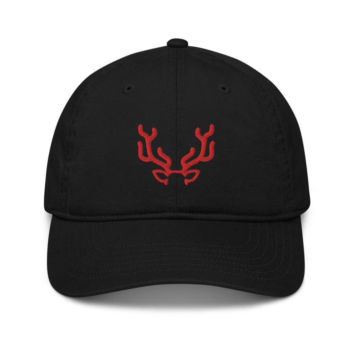 Deer Antlers Christmas Organic Dad Hat - Bloom Seventy Seven