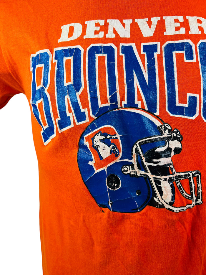 DENVER BRONCOS VINTAGE 1980'S CHAMPION T-SHIRT ADULT LARGE