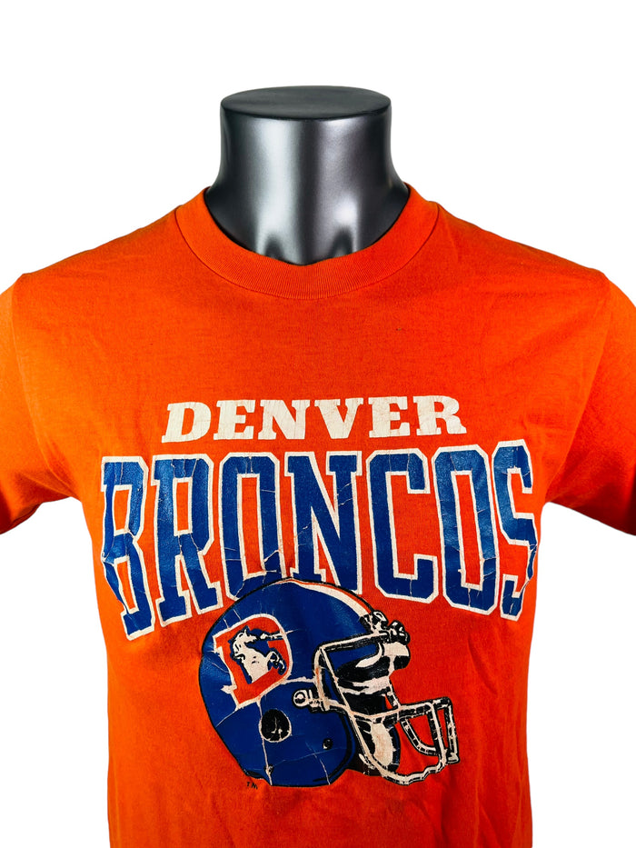 DENVER BRONCOS VINTAGE 1980'S CHAMPION T-SHIRT ADULT LARGE