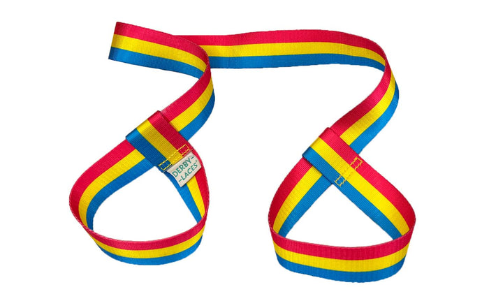 Derby Laces Skate Leash - Pan Stripe