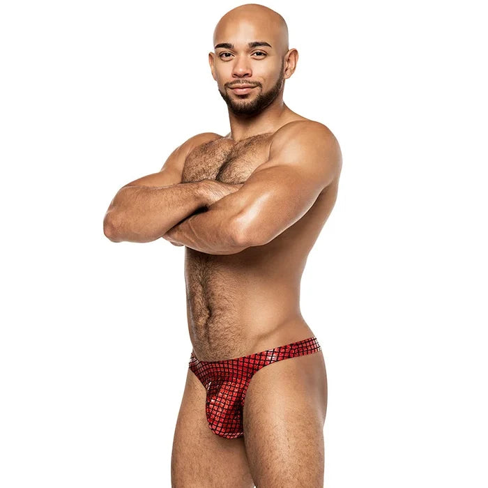 Disco Desire Bong Thong Red L/xl Intimates Adult Boutique