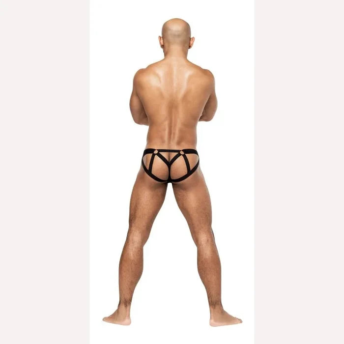 Disco Desire Ring Jock Silver L/xl Intimates Adult Boutique