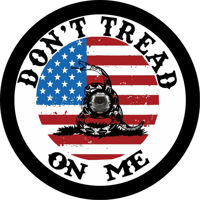 Don't Tread on Me American Flag - Current Rattlesnake