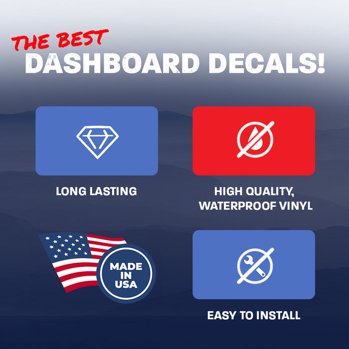 Eagle Dashboard Decal